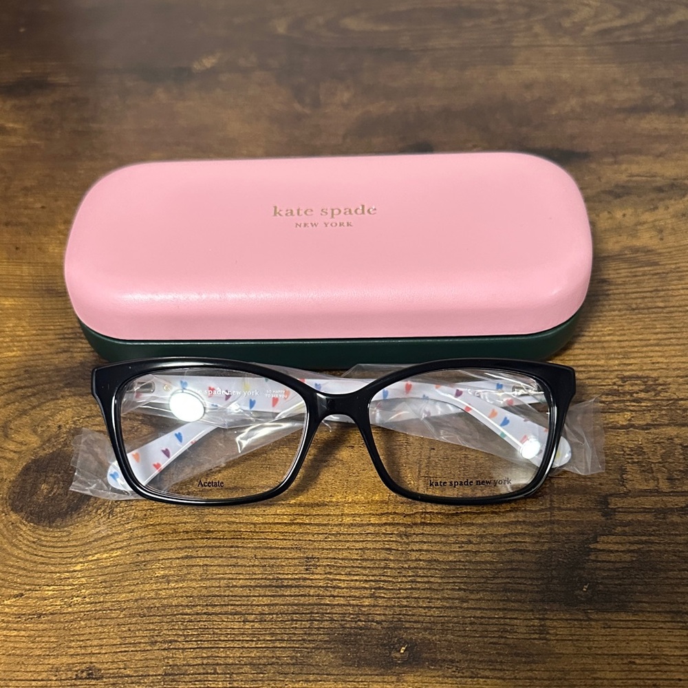 Kate Spade Kids Black Sunglasses with Pink Case